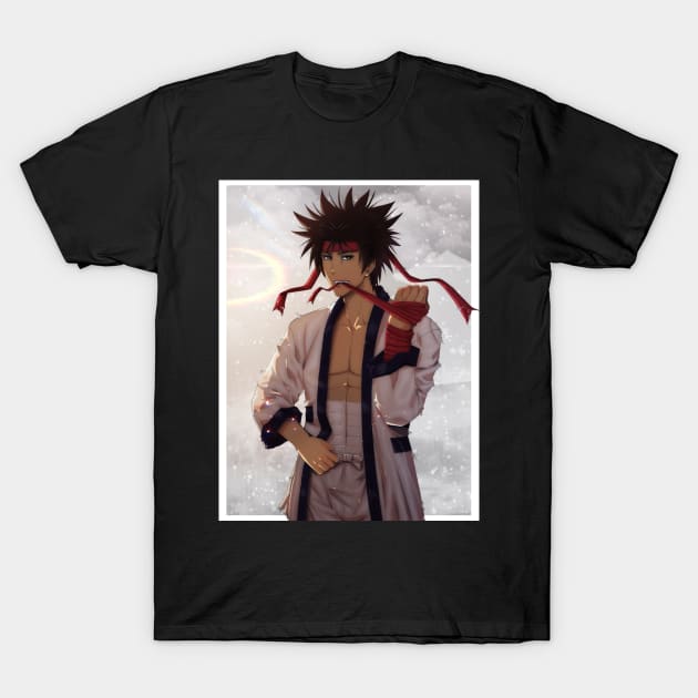 Sanosuke Sagara Rurouni Kenshin T-Shirt by DeyvidEndo182